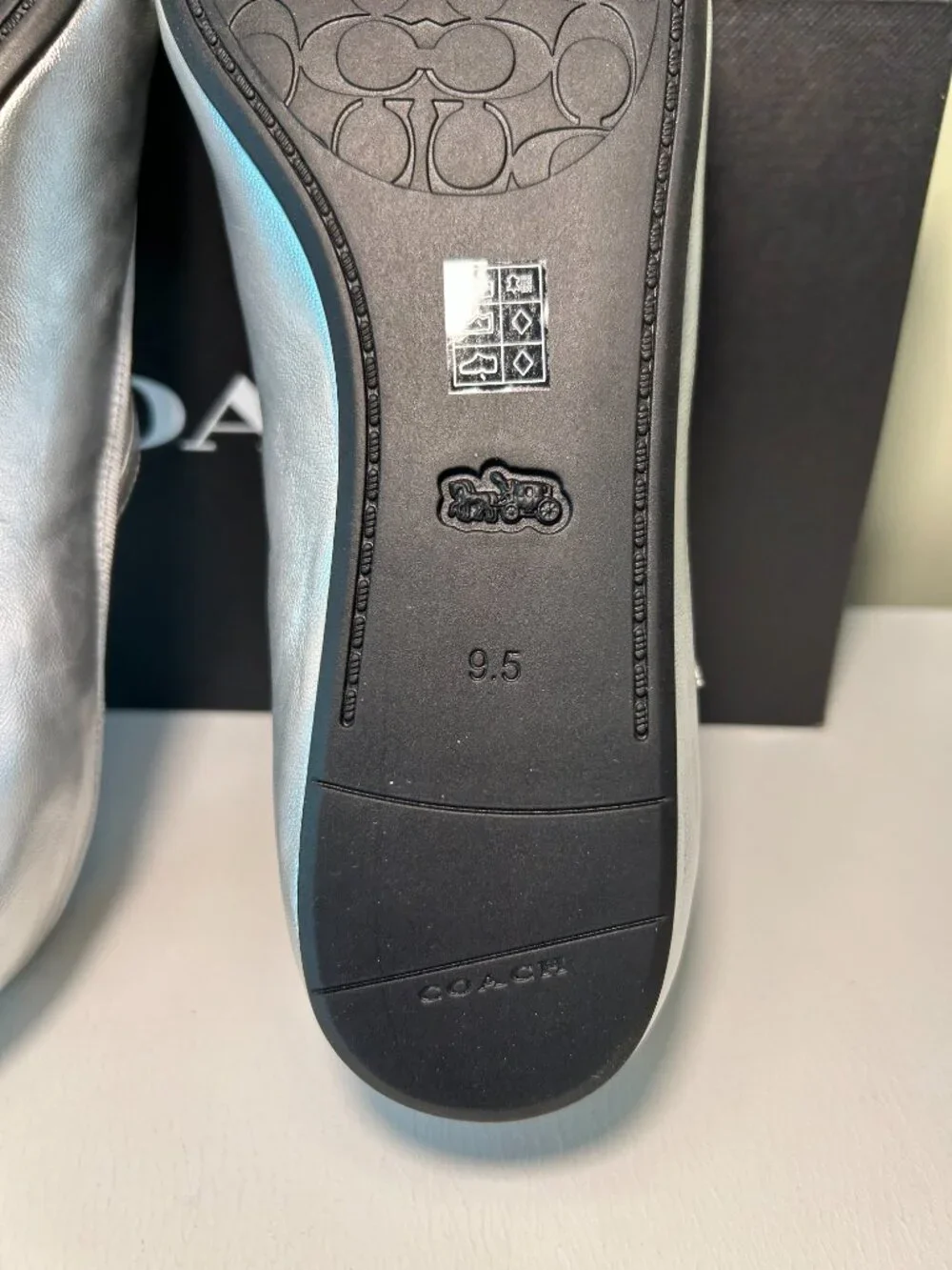 Coach Women's Phoebe Leather Ballet Flats
